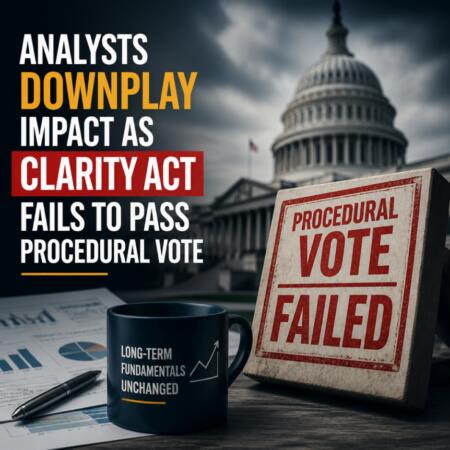 Analysts Downplay Impact As Clarity Act Fails To Pass Procedural Vote