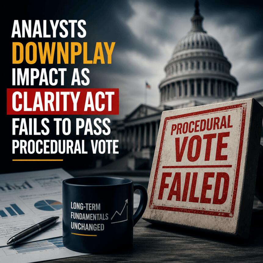 Analysts Downplay Impact As Clarity Act Fails To Pass Procedural Vote