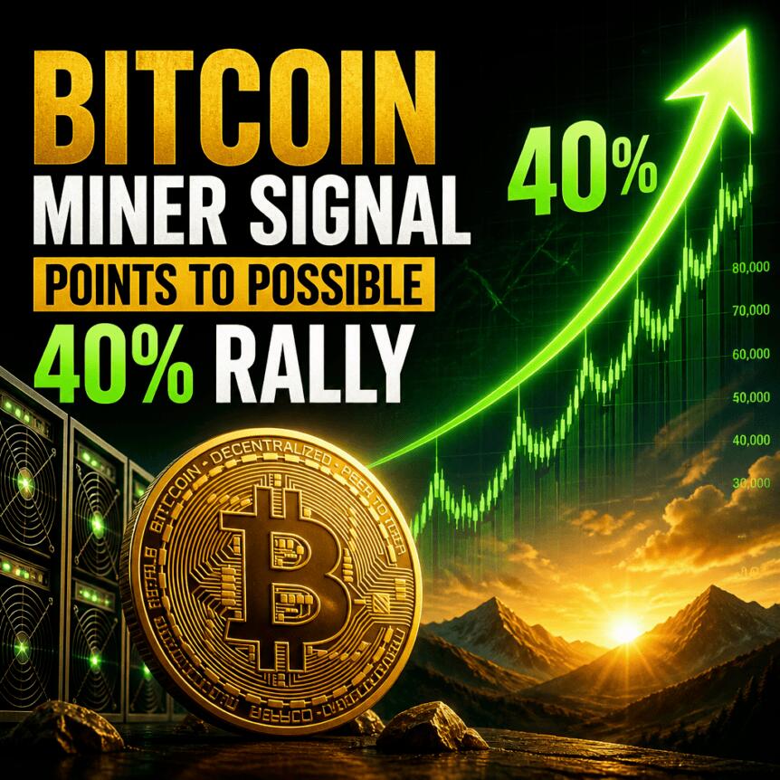 Bitcoin Miner Signal Points To Possible 40 Rally