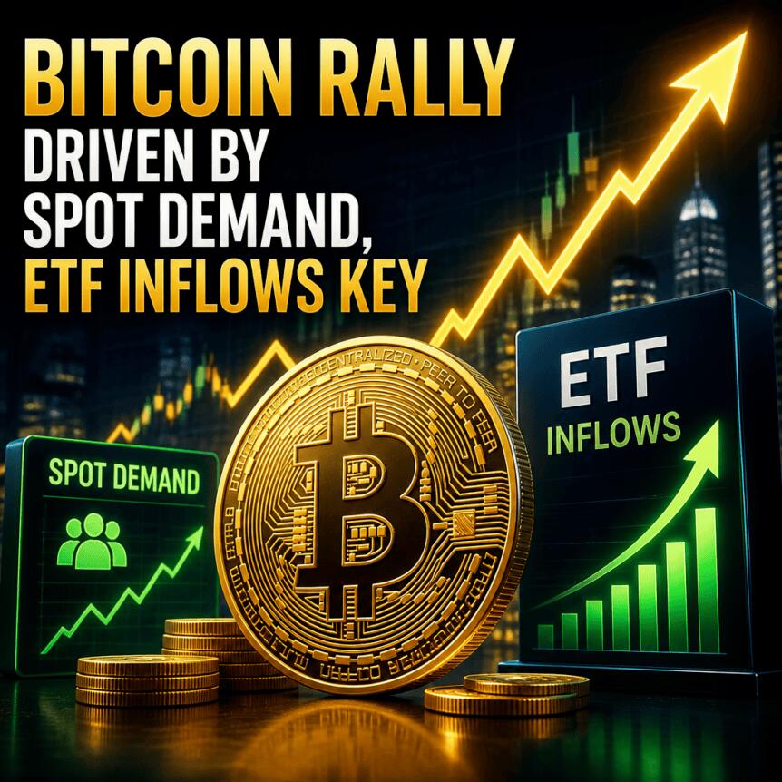 Bitcoin Rally Driven By Spot Demand Etf Inflows Key