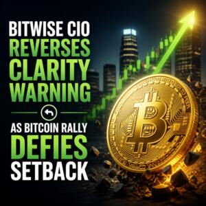 Bitwise CIO Reverses Clarity Warning As Bitcoin Rally Defies Setback Bitwise Cio Reverses Clarity Warning As Bitcoin Rally Defies Setback