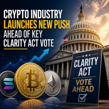 Crypto Industry Launches New Push Ahead Of Key Clarity Act Vote Crypto Industry Launches New Push Ahead Of Key Clarity Act Vote