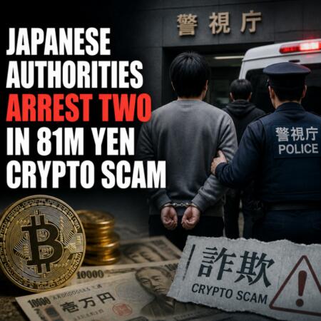 Japanese Authorities Arrest Two In 81m Yen Crypto Scam
