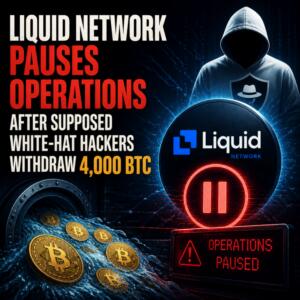 Liquid Network Pauses Operations After Supposed White-Hat Hackers Withdraw 4,000 BTC Liquid Network Pauses Operations After Supposed White Hat Hackers Withdraw 4 000