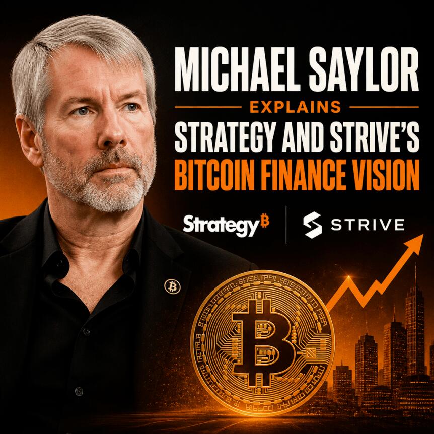 Michael Saylor Explains Strategy And Strive S Bitcoin Finance Vision