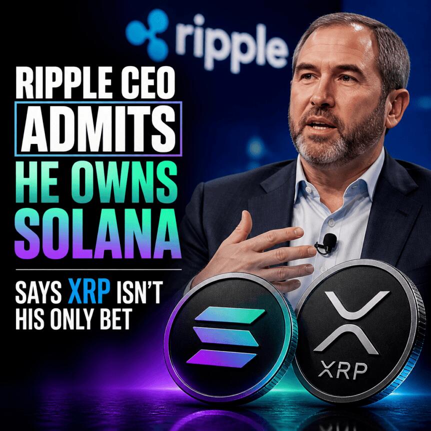 Ripple CEO Admits He Owns Solana, Says XRP Isn’t His Only Bet Ripple Ceo Admits He Owns Solana Says Xrp Isn T His Only Bet