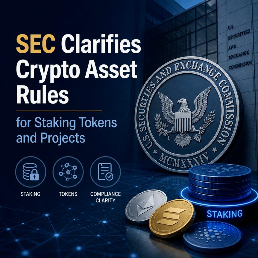 SEC Clarifies Crypto Asset Rules for Staking Tokens and Projects Sec Clarifies Crypto Asset Rules For Staking Tokens And Projects