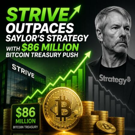 Strive Outpaces Saylor S Strategy With 86 Million Bitcoin Treasury Push