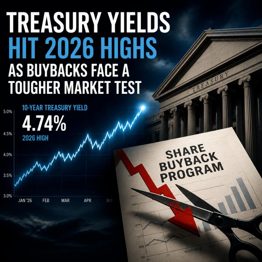 Treasury Yields Hit 2026 Highs as Buybacks Face a Tougher Market Test Treasury Yields Hit 2026 Highs As Buybacks Face A Tougher Market Test