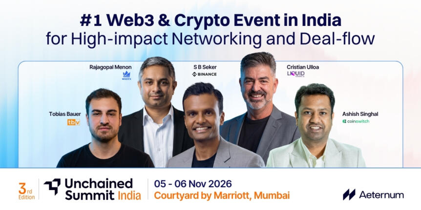 Unchained Summit India to Convene Leaders Shaping India’s Digital Asset Future