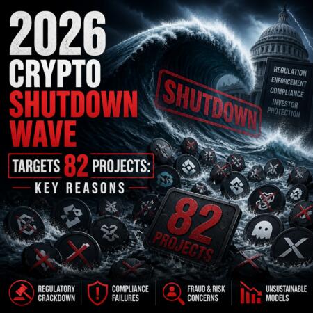 2026 Crypto Shutdown Wave Targets 82 Projects: Key Reasons 2026 Crypto Shutdown Wave Targets 82 Projects: Key Reasons