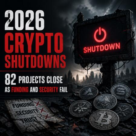 2026 Crypto Shutdowns: 82 Projects Close as Funding and Security Fail 2026 Crypto Shutdowns: 82 Projects Close As Funding And Security Fail