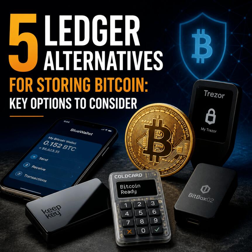 5 Ledger Alternatives for Storing Bitcoin: Key Options to Consider 5 Ledger Alternatives For Storing Bitcoin: Key Options To Consider