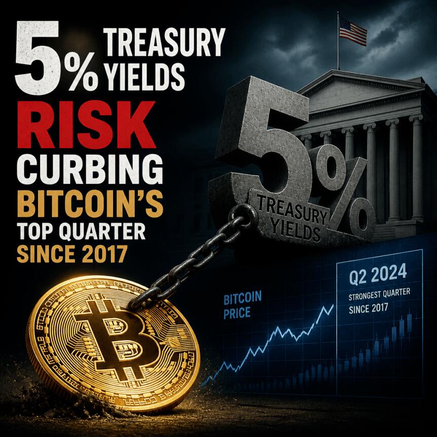 5% Treasury yields risk curbing Bitcoin’s top quarter since 2017 5% Treasury Yields Risk Curbing Bitcoin’s Top Quarter Since 2017