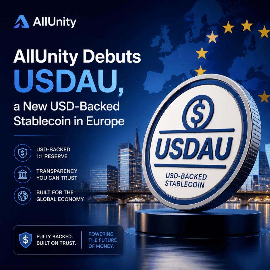 Allunity Debuts Usdau, A New Usd-Backed Stablecoin In Europe