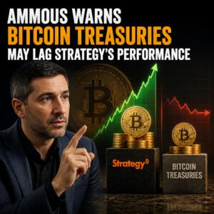 Ammous Warns Bitcoin Treasuries May Lag Strategy's Performance