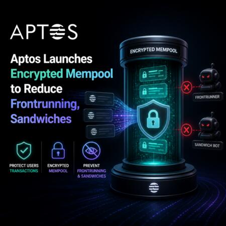 Aptos Launches Encrypted Mempool to Reduce Frontrunning, Sandwiches Aptos Launches Encrypted Mempool To Reduce Frontrunning, Sandwiches
