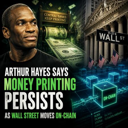 Arthur Hayes Says Money Printing Persists as Wall Street Moves On-Chain Arthur Hayes Says Money Printing Persists As Wall Street Moves On-Chain