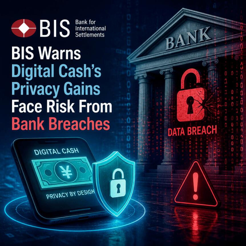 BIS Warns Digital Cash’s Privacy Gains Face Risk From Bank Breaches