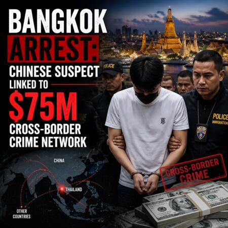 Bangkok Arrest: Chinese Suspect Linked to $75M Cross-Border Crime Network Bangkok Arrest: Chinese Suspect Linked To $75m Cross-Border Crime Network