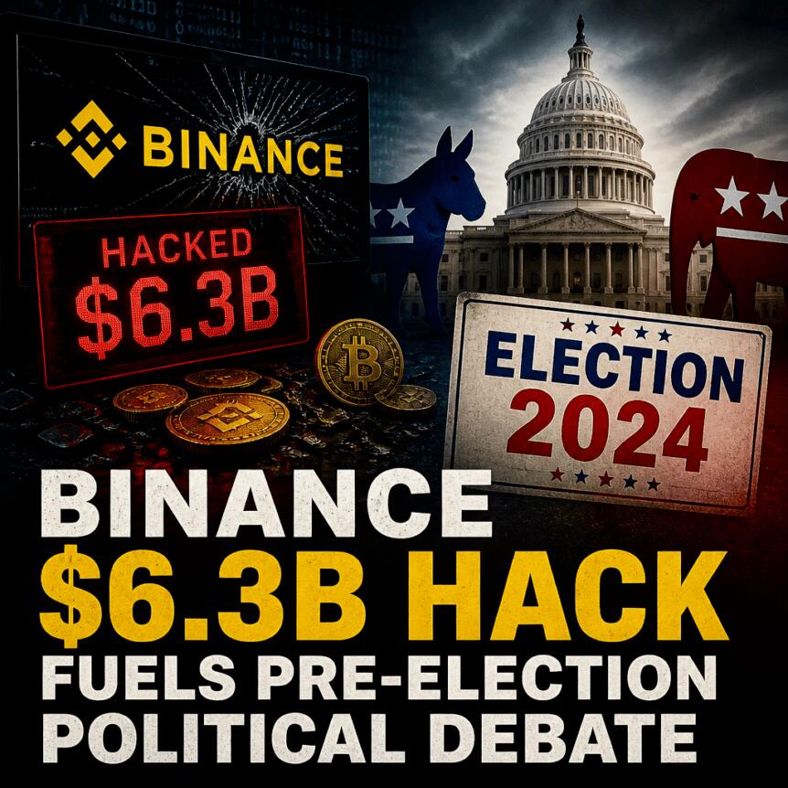 Binance $6.3B Hack Fuels Pre-Election Political Debate Binance $6.3b Hack Fuels Pre-Election Political Debate