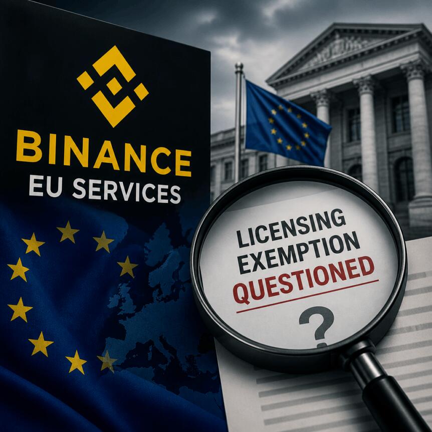 Binance EU Services Under Scrutiny as Licensing Exemption Questioned Binance Eu Services Under Scrutiny As Licensing Exemption Questioned