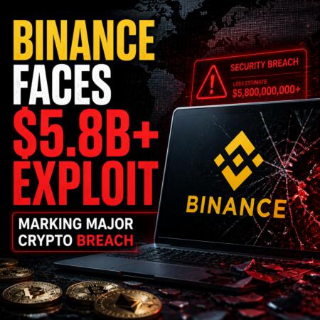 Binance Faces $5.8B+ Exploit, Marking Major Crypto Breach Binance Faces $5.8b+ Exploit, Marking Major Crypto Breach