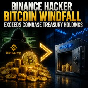 Binance Hacker Bitcoin Windfall Exceeds Coinbase Treasury Holdings