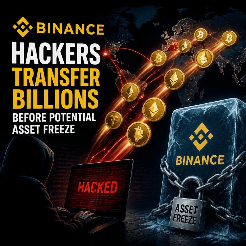 Binance Hackers Transfer Billions Before Potential Asset Freeze Binance Hackers Transfer Billions Before Potential Asset Freeze