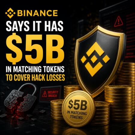 Binance Says It Has $5B in Matching Tokens to Cover Hack Losses Binance Says It Has $5b In Matching Tokens To Cover Hack Losses