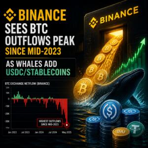 Binance Sees BTC Outflows Peak Since Mid-2023 as Whales Add USDC/Stablecoins Binance Sees Btc Outflows Peak Since Mid-2023 As Whales Add Usdc/stablecoins