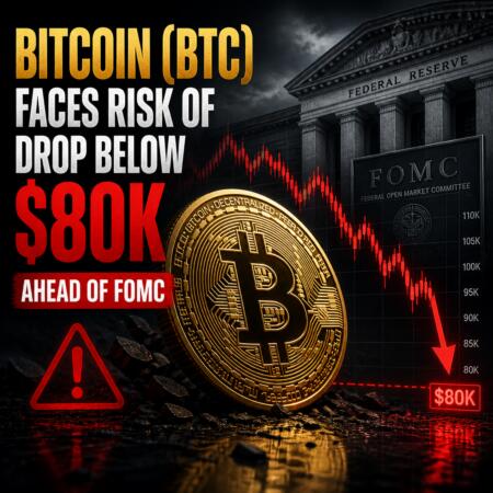 Bitcoin (Btc) Faces Risk Of Drop Below $80k Ahead Of Fomc