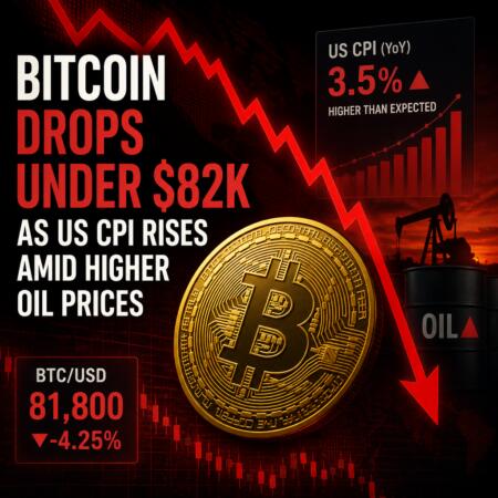 Bitcoin Drops Under $82K as US CPI Rises Amid Higher Oil Prices Bitcoin Drops Under $82k As Us Cpi Rises Amid Higher Oil Prices
