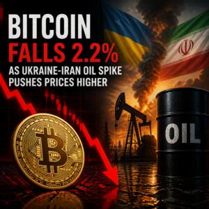 Bitcoin Falls 2.2% as Ukraine-Iran Oil Spike Pushes Prices Higher Bitcoin Falls 2.2% As Ukraine-Iran Oil Spike Pushes Prices Higher