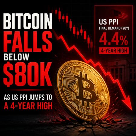 Bitcoin Falls Below $80k As Us Ppi Jumps To A 4-Year High