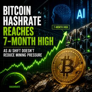 Bitcoin Hashrate Reaches 7-Month High As Ai Shift Doesn’t Reduce Mining Pressure