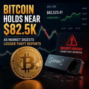 Bitcoin Holds Near $82.5K as Market Digests Ledger Theft Reports Bitcoin Holds Near $82.5k As Market Digests Ledger Theft Reports