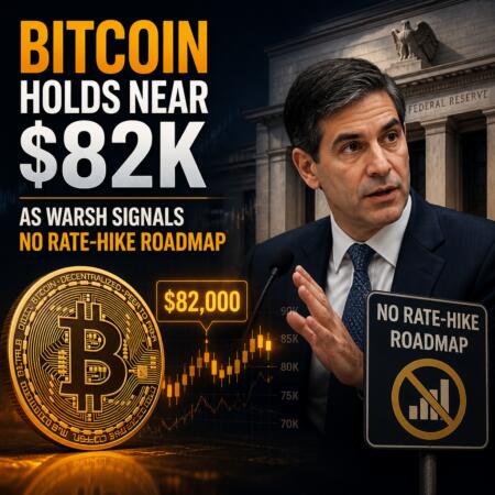 Bitcoin Holds Near $82K as Warsh Signals No Rate-Hike Roadmap Bitcoin Holds Near $82k As Warsh Signals No Rate-Hike Roadmap