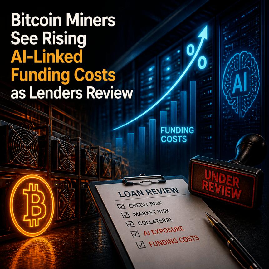 Bitcoin Miners See Rising Ai-Linked Funding Costs As Lenders Review