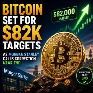 Bitcoin Set For $82k Targets As Morgan Stanley Calls Correction Near End