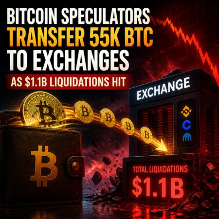 Bitcoin Speculators Transfer 55K BTC to Exchanges as $1.1B Liquidations Hit Bitcoin Speculators Transfer 55k Btc To Exchanges As $1.1b Liquidations Hit