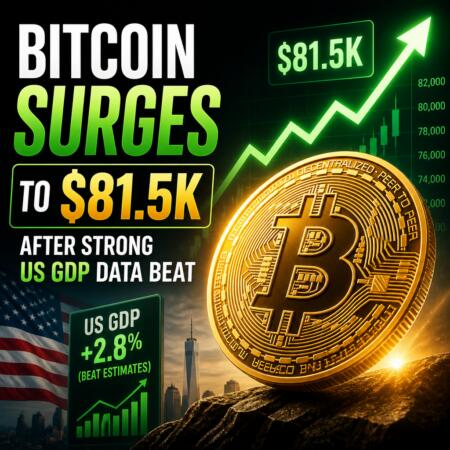 Bitcoin Surges To $81.5k After Strong Us Gdp Data Beat