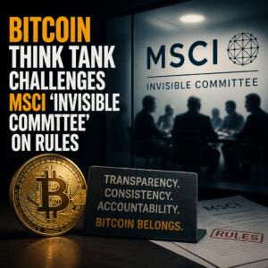 Bitcoin Think Tank Challenges Msci ‘invisible Committee’ On Rules