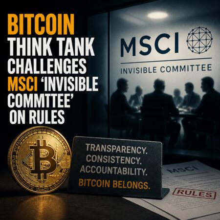Bitcoin Think Tank Challenges Msci ‘invisible Committee’ On Rules