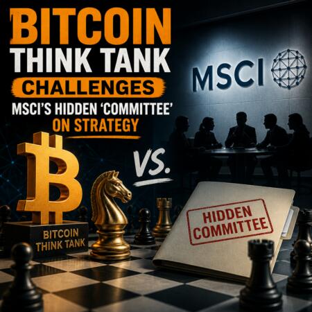 Bitcoin Think Tank Challenges MSCI’s Hidden ‘Committee’ on Strategy Bitcoin Think Tank Challenges Msci’s Hidden ‘committee’ On Strategy