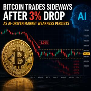 Bitcoin Trades Sideways After 3% Drop As Ai-Driven Market Weakness Persists