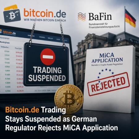 Bitcoin.de Trading Stays Suspended as German Regulator Rejects MiCA Application Bitcoin.de Trading Stays Suspended As German Regulator Rejects Mica Application