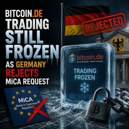 Bitcoin.de Trading Still Frozen as Germany Rejects MiCA Request Bitcoin.de Trading Still Frozen As Germany Rejects Mica Request