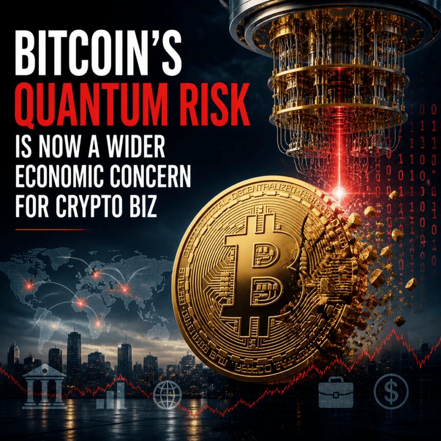 Bitcoin’s Quantum Risk Is Now A Wider Economic Concern For Crypto Biz