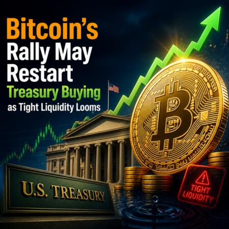 Bitcoin’s Rally May Restart Treasury Buying As Tight Liquidity Looms
